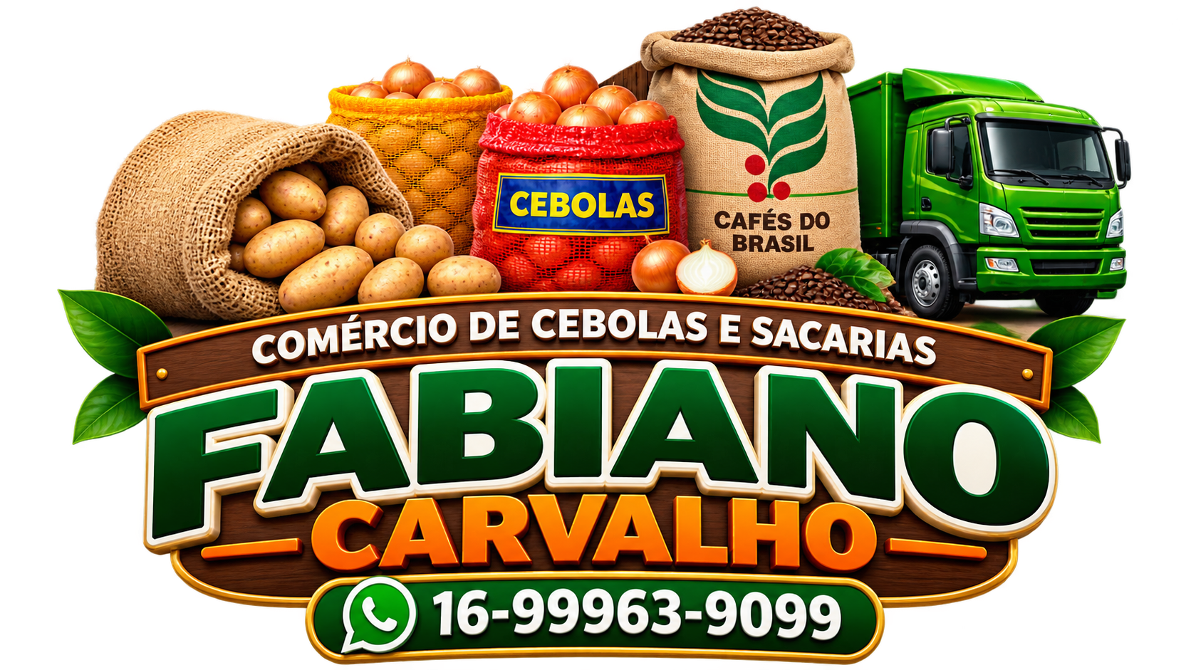 Comércio de cebolas e sacarias Fabiano Carvalho